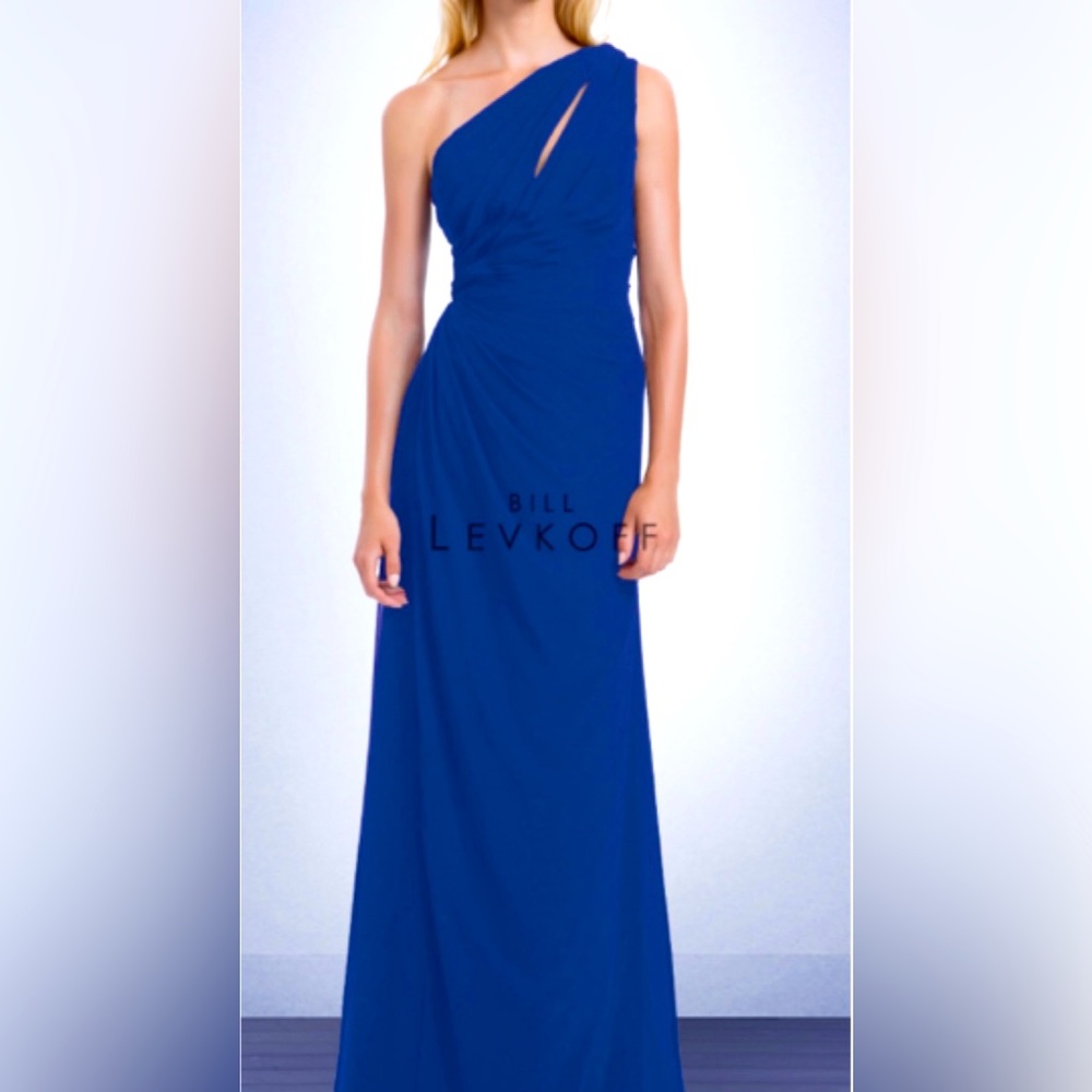 Bill Levkoff One Shoulder Dress